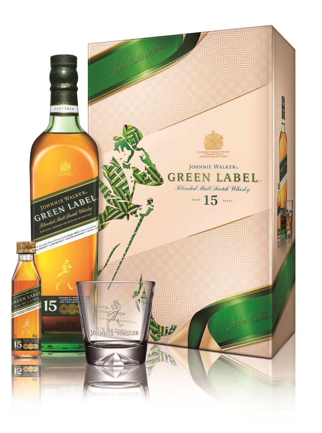 綠牌15年禮盒700ml