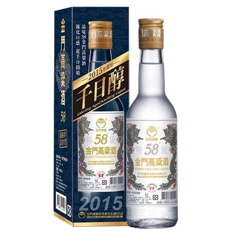 小58°(千日醇.2015年)金門高粱 [300ml]