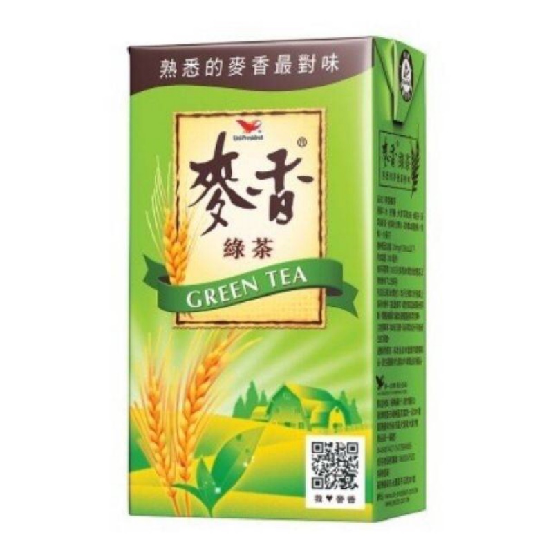 麥香綠茶(鋁箔包)300CC