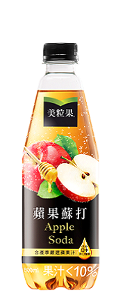 美粒果蘋果蘇打(保)500CC